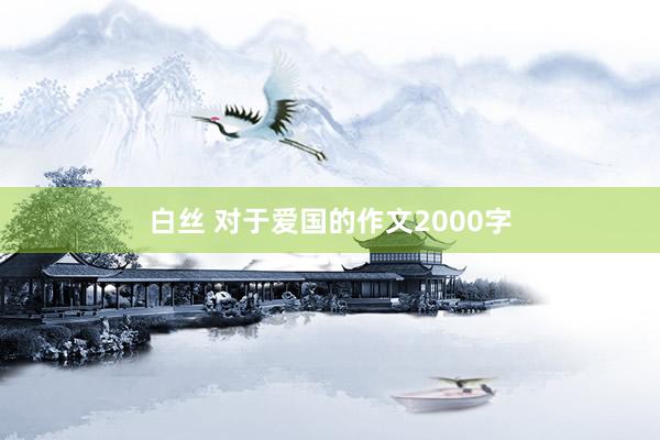 白丝 对于爱国的作文2000字