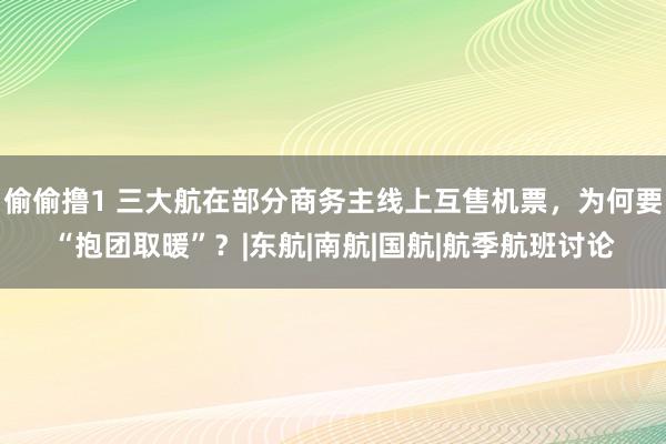 偷偷撸1 三大航在部分商务主线上互售机票，为何要“抱团取暖”？|东航|南航|国航|航季航班讨论