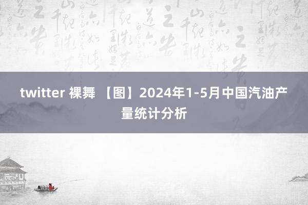 twitter 裸舞 【图】2024年1-5月中国汽油产量统计分析